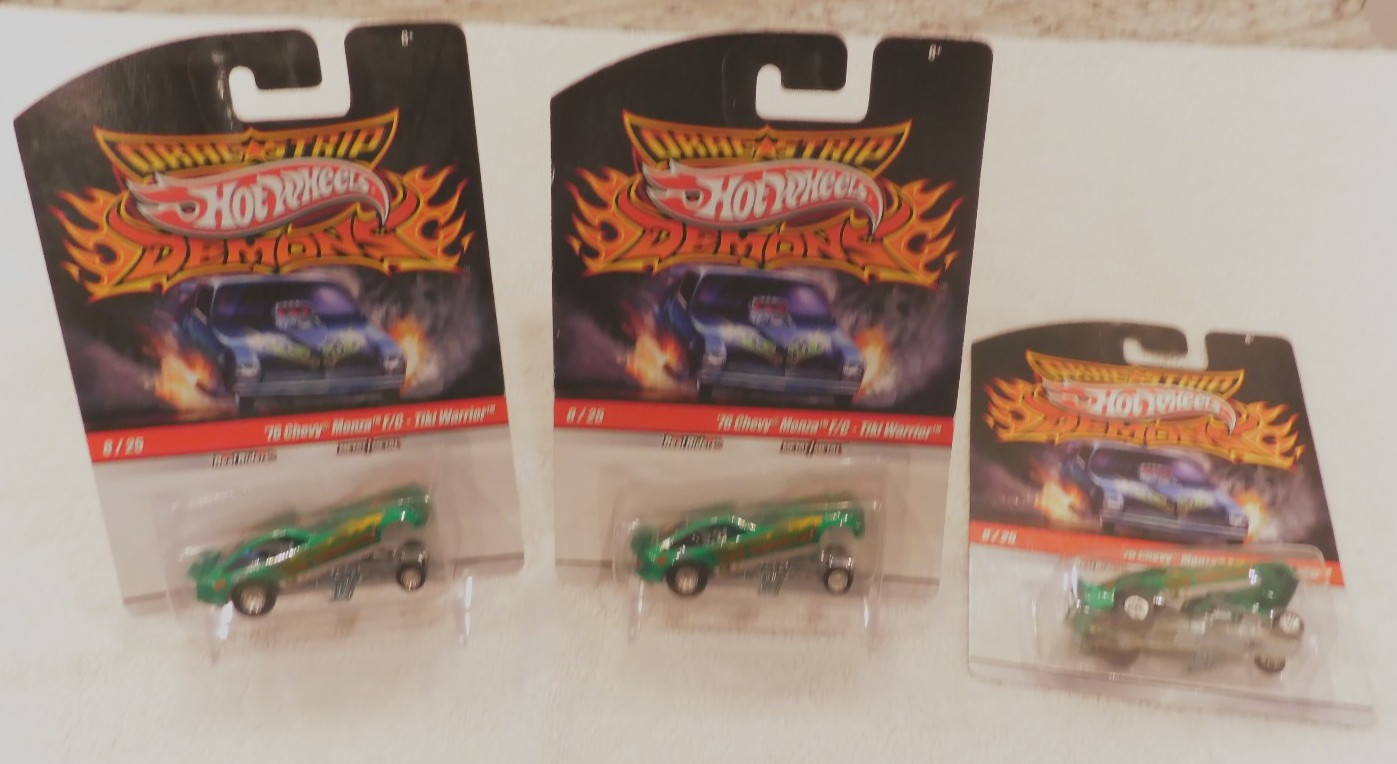 Hot Wheels Drag Strip Demons ’76 Chevy Monza F/C Tiki Warrior 8/25