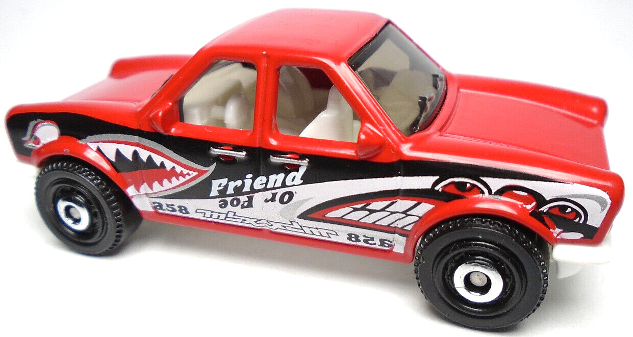 2021 MATCHBOX PUSH’N PULLER #A58 FRIEND OR FOE RED 1:64 DIECAST 2 1/2″ RACE CAR