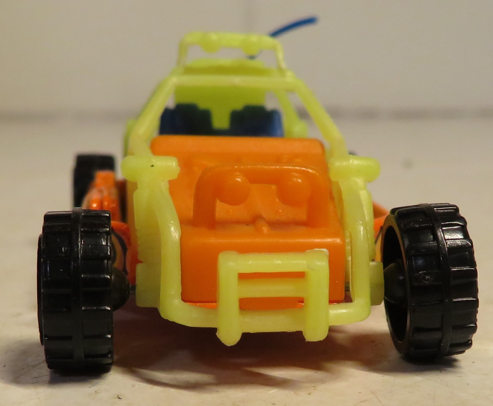 Matchbox Dune Buggy 1998 1:61 Die Cast & Plastic Fluorescent Orange Yellow Rail