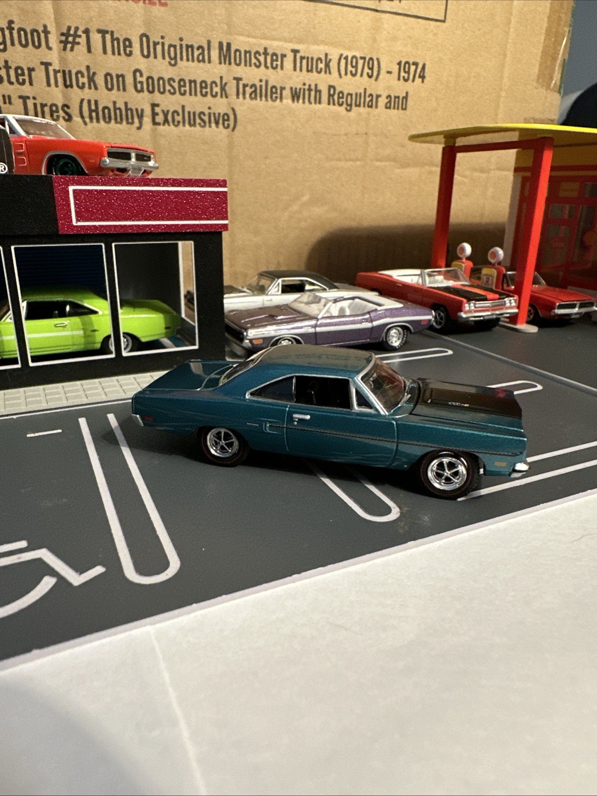 2008 Greenlight 1970 Plymouth Road Runner In Green 1/64 Adult Collectible Loose