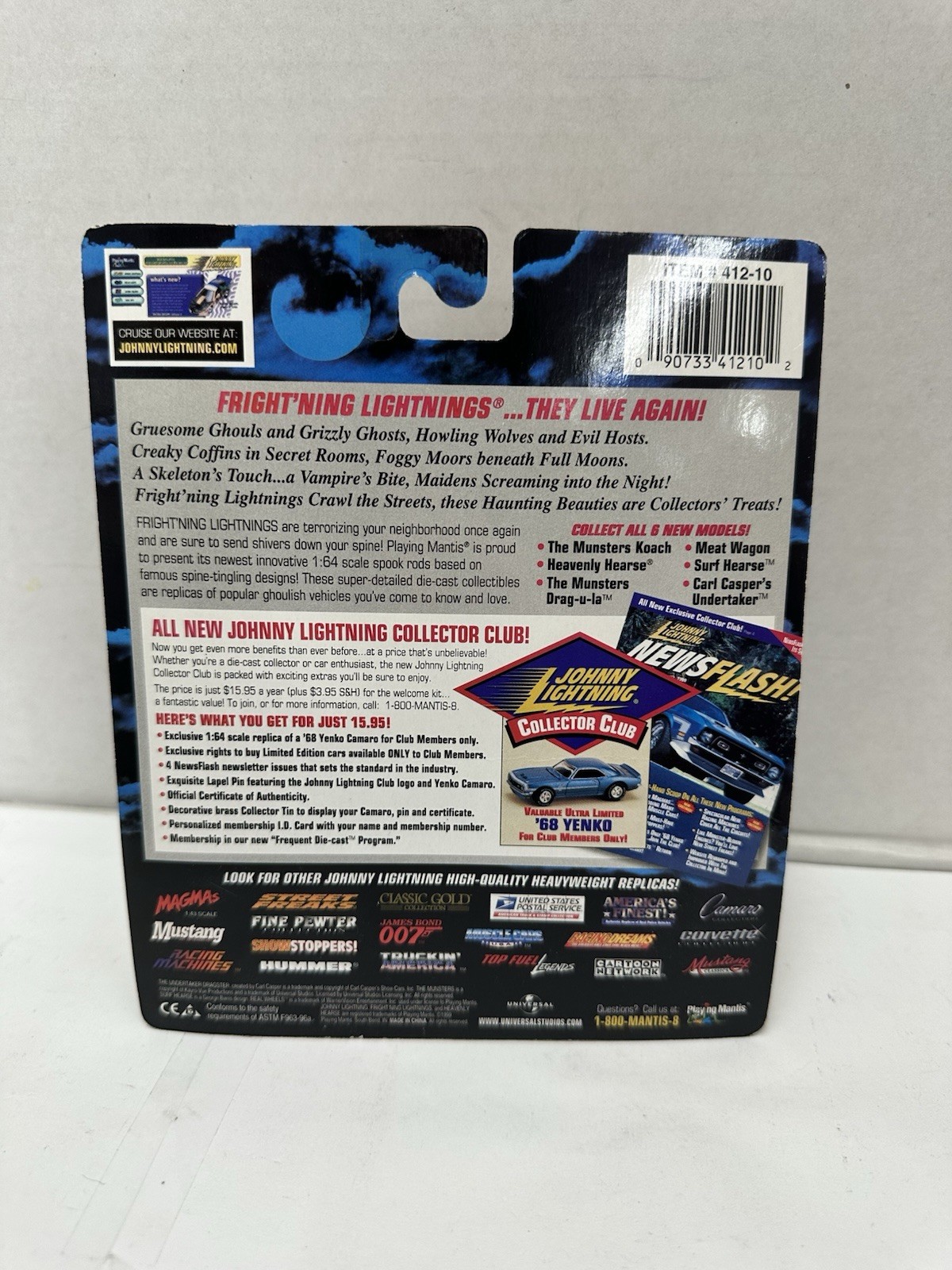 Johnny Lightning The Munsters Special 1999 Halloween Edition Drag-U-La