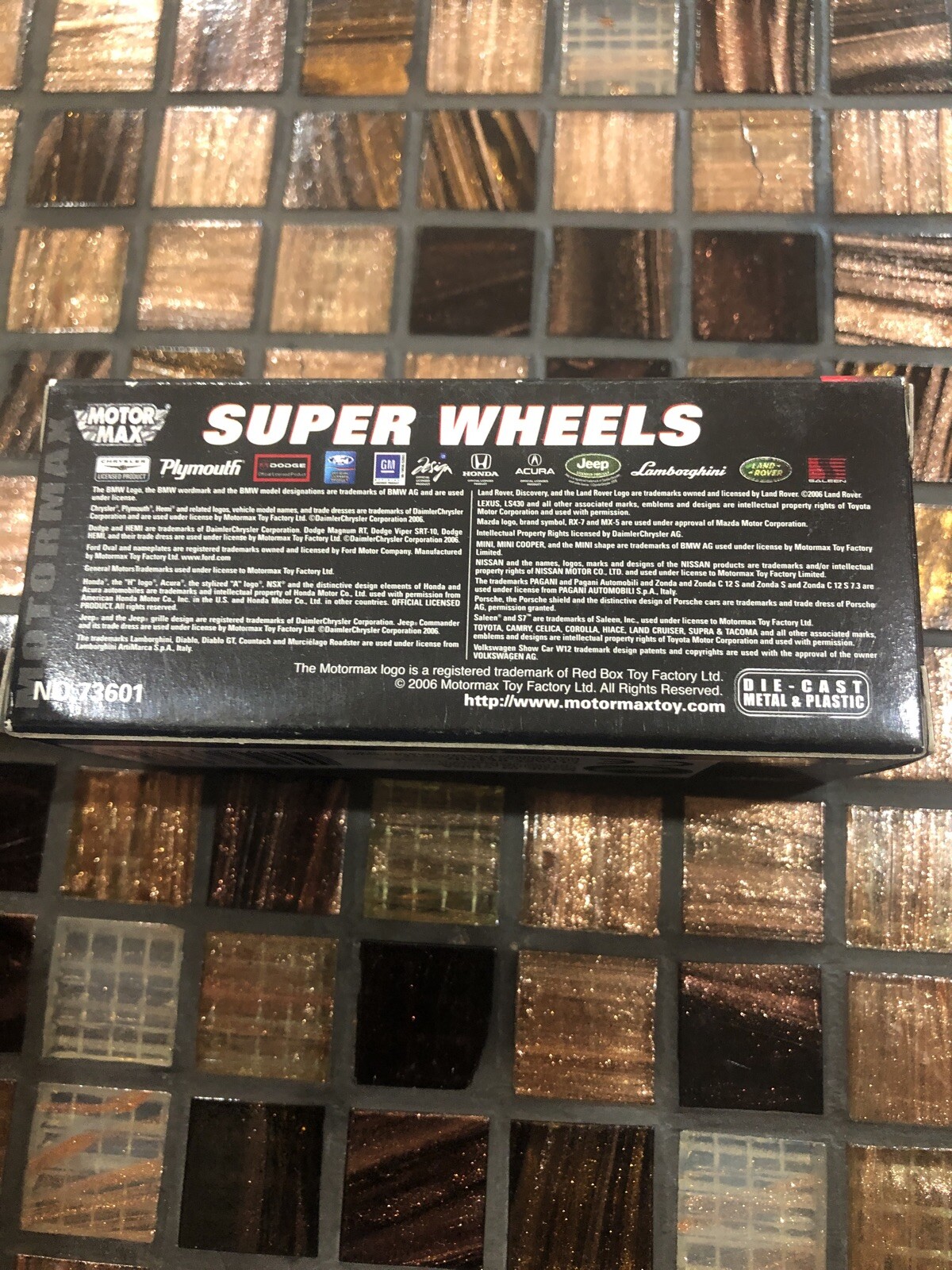 Motor Max Super Wheels Die Cast Metal And Plastic