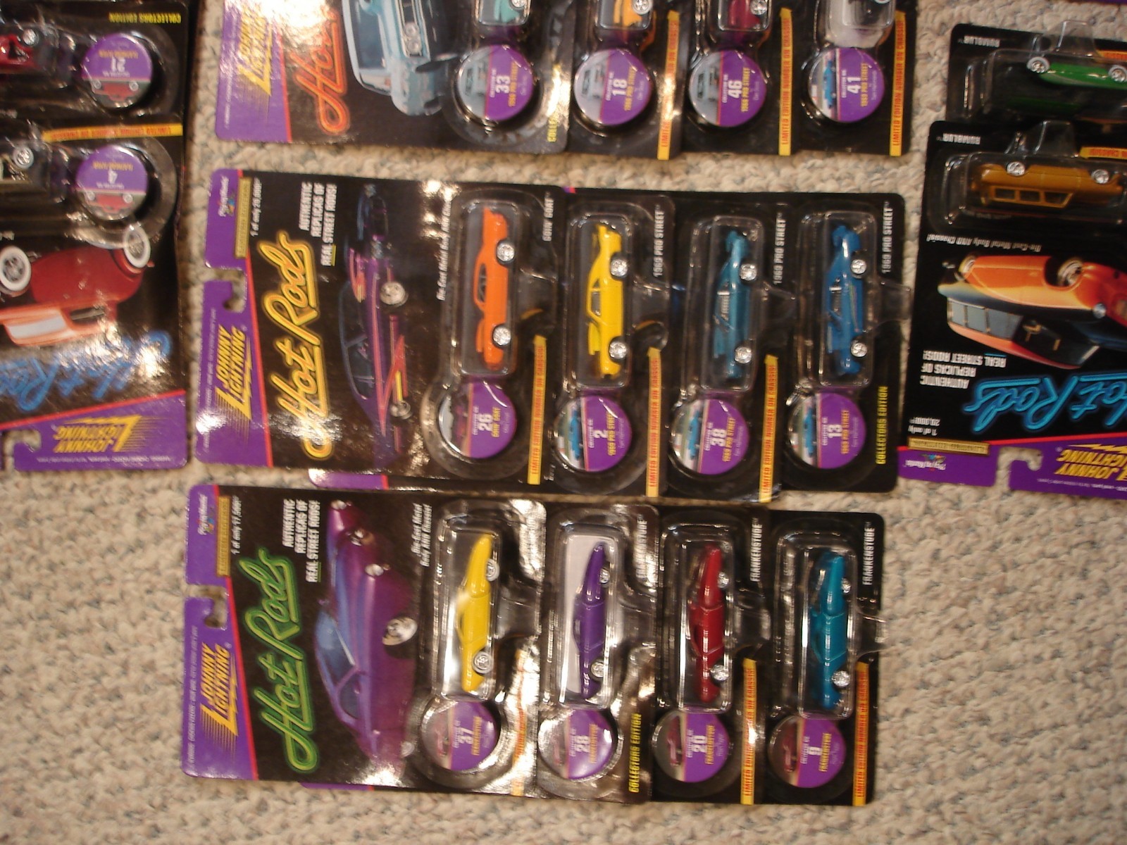Lot of 36 Johnny Lightning 1997 1/64 Diecast new on card Frankenstude Bad Bird