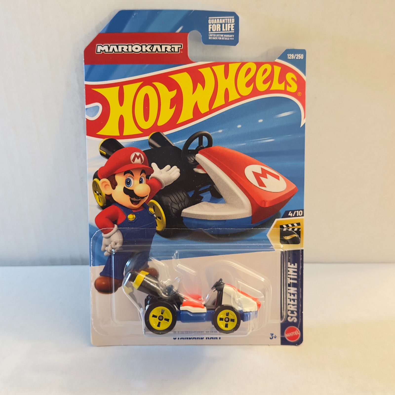 2026 Hot Wheels Mario Kart Standard Kart 129/250 Mattel Diecast Vehicle New