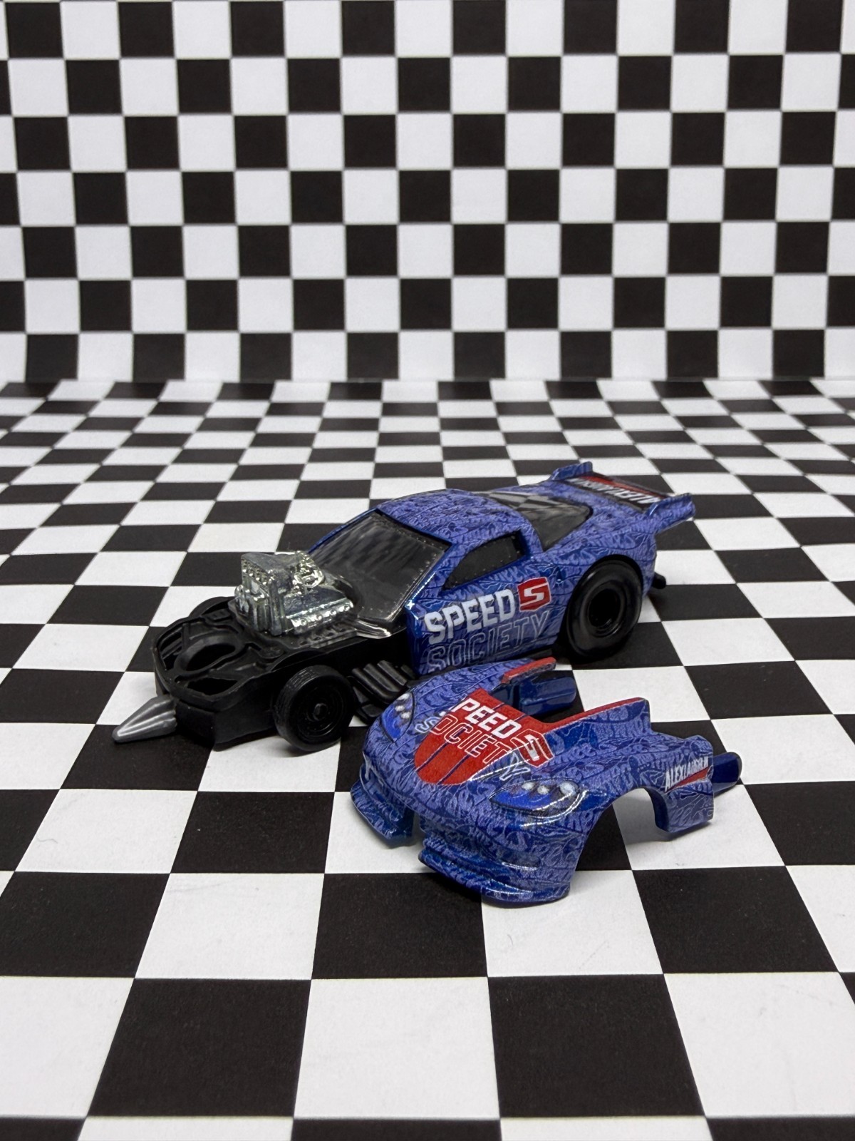 *LOOSE* Hot Wheels 2022 Boulevard Series Blue Corvette Z06 Drag Racer 1/64