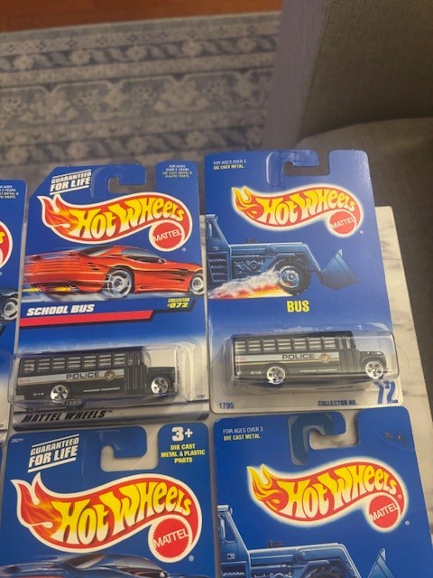 Hot Seat Bus Collection (Police Bus, School Bus, and more variations) NIB