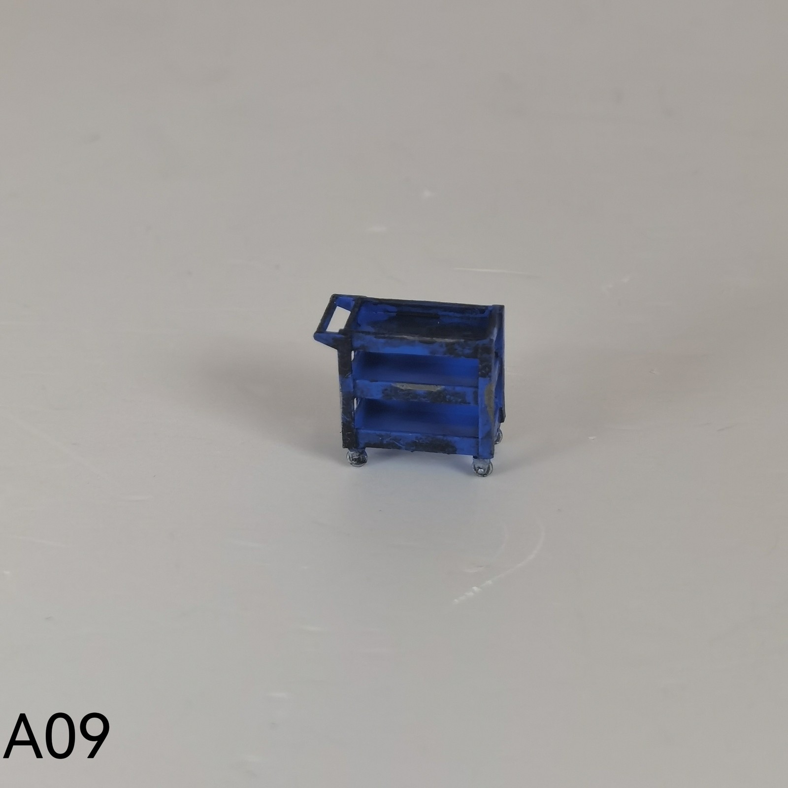 1/64 Diorama Car Garage Tool Cart Model Diecast Car Repair Workshop Accessories