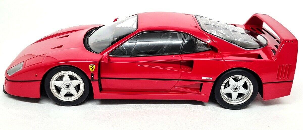 KK 1/18 – Ferrari F40 1987 Rosso Corsa Red 80’s Supercar Diecast Scale Model Car