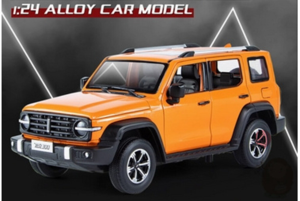 1/24 Tank 300 SUV City version Alloy Model Car Diecast Hobby Display Kids Gifts