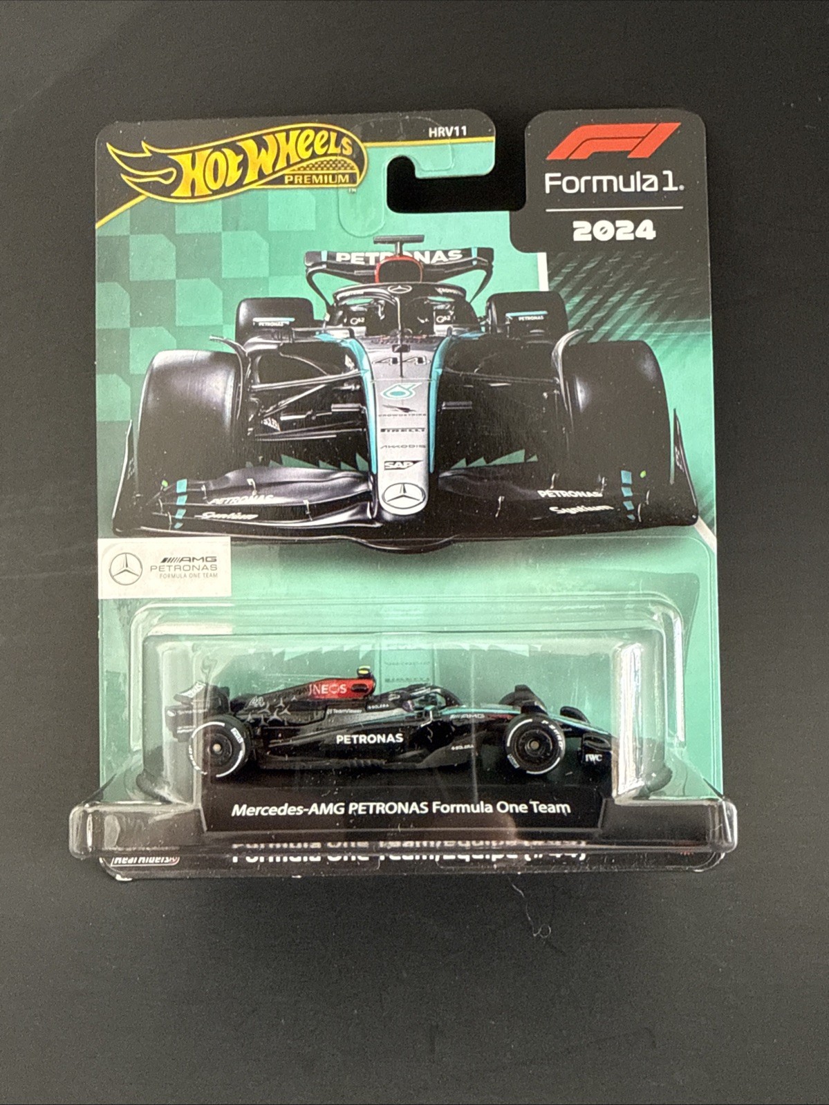 Hot Wheels Premium Formula 1 Mercedes-AMG Petronas #44 Lewis Hamilton 2024