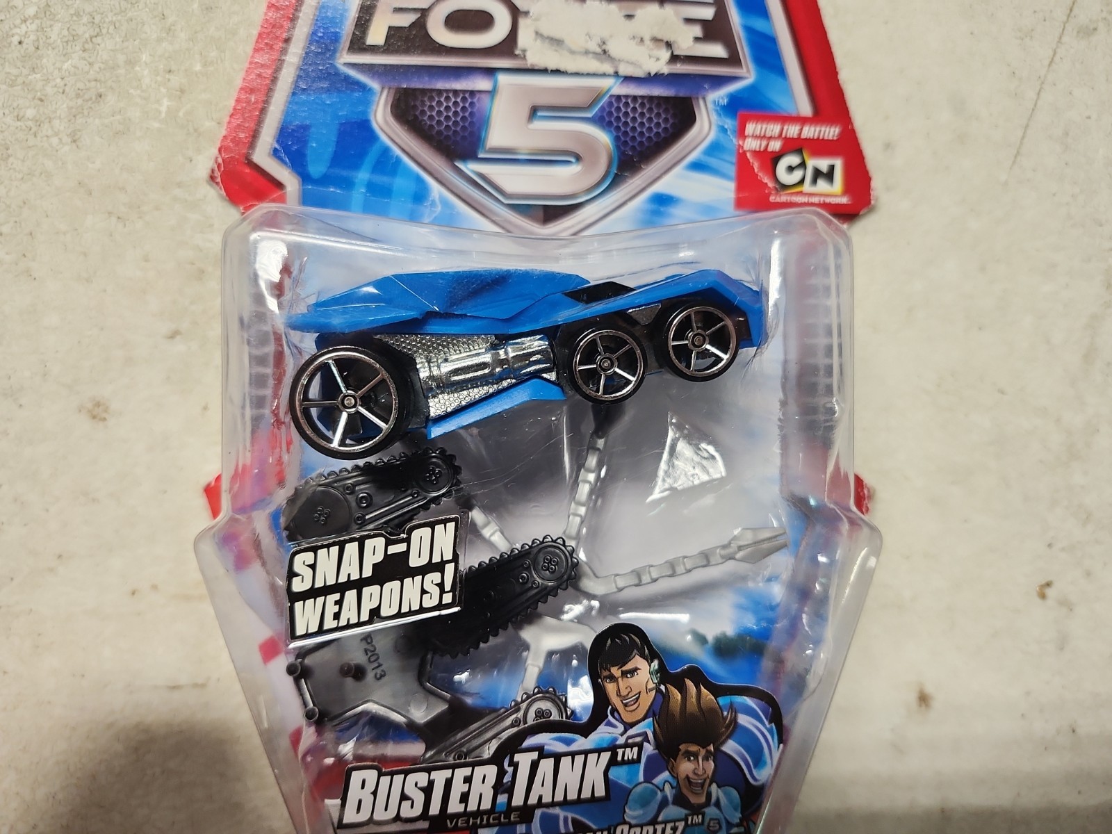 Hot Wheels Battle Force 5: Buster Tank Vehicle – Sherman & Spinner Cortez – New