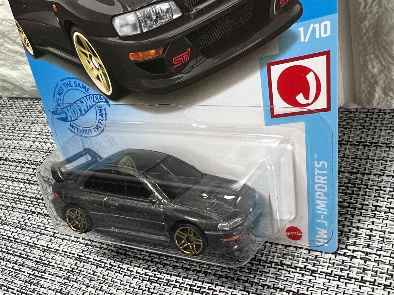 Hot Wheels HW J-Imports 1/10 ’98 Subaru Impreza 22B-STi Version 124/250 Gray