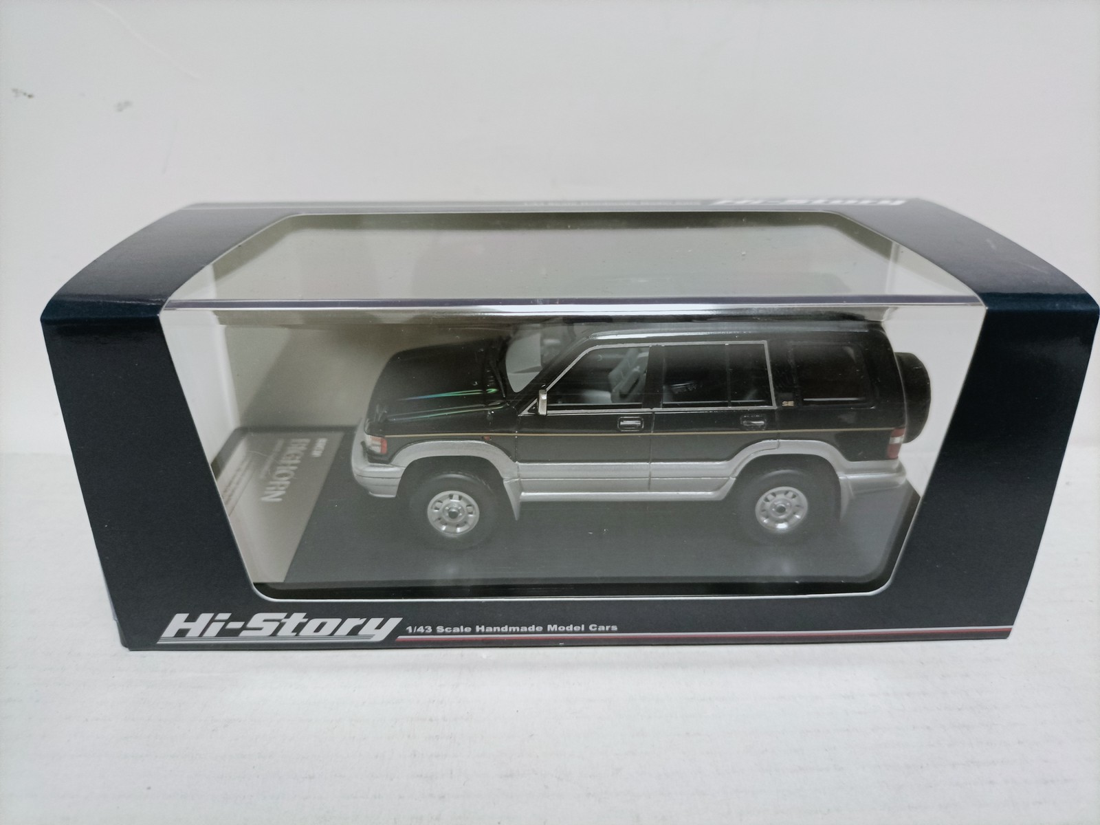 Hi Story 1:43 Isuzu Bighorn 1993 Black Custom Off Road Vehicle Model