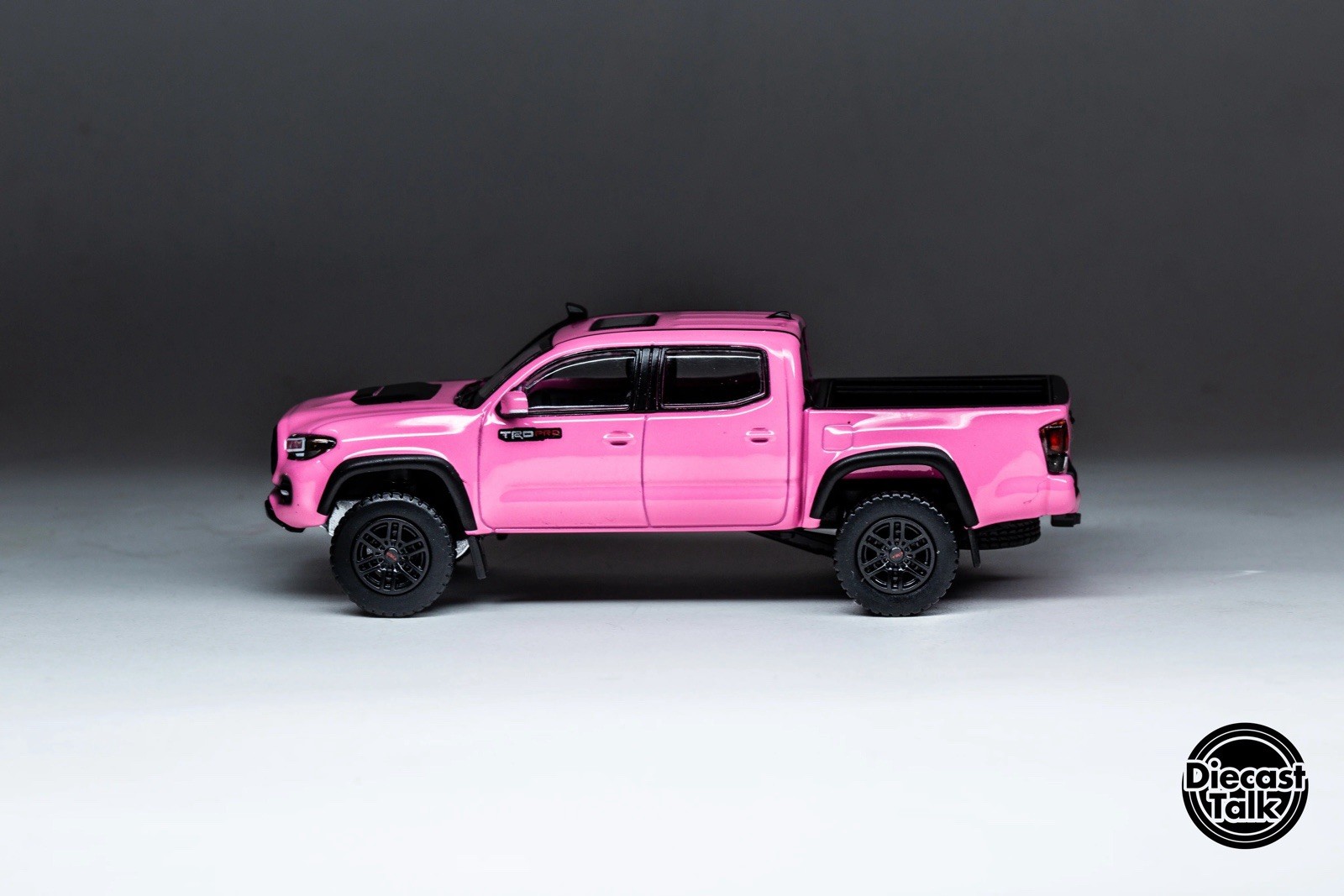 1/64 DiecastTalk Exclusive GCD Toyota Tacoma TRD PRO Pink Taco 1.0 New
