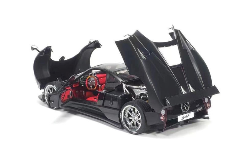 Very Rare Almost Real 1/18 Pagani Zonda F 2005 Matt Black Limited Edition 500