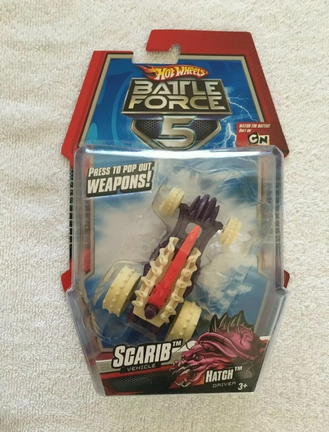 HOT WHEELS BATTLE FORCE 5 – THREE VEHICLE LOT 2009 NEW IN PACKAGE RARE
