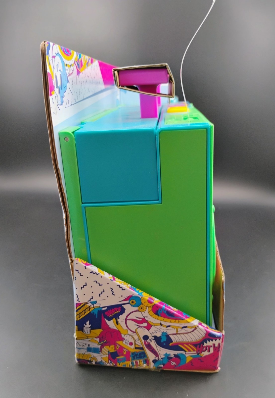 Hot Wheels Skate Boombox Skatepark Set With Exclusive Board