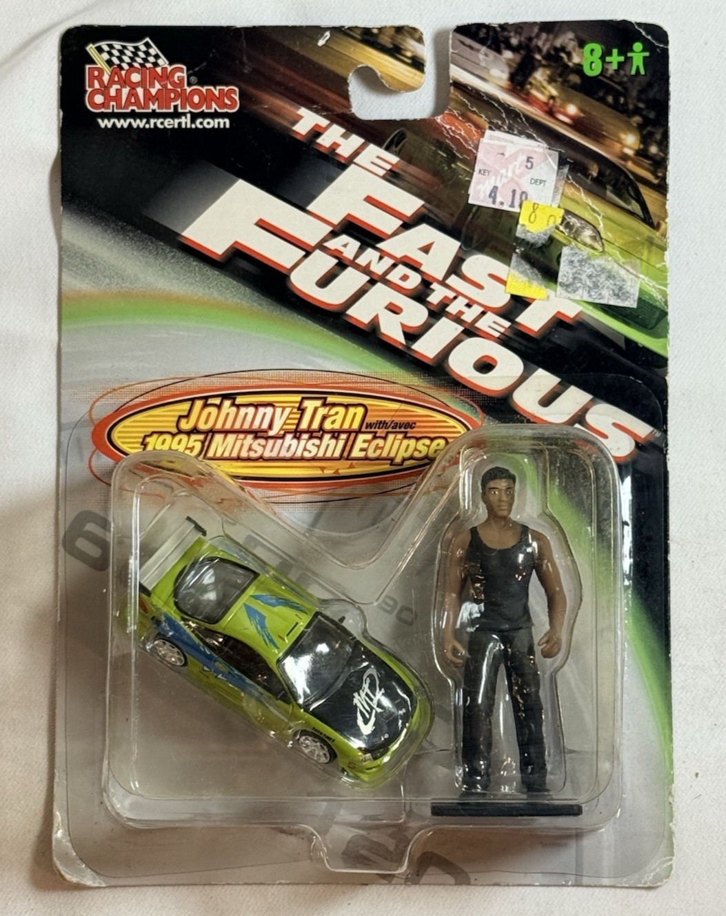 Racing Champions Fast and the Furious Johnny Tran 1995 Mitsubishi Eclipse, 2003