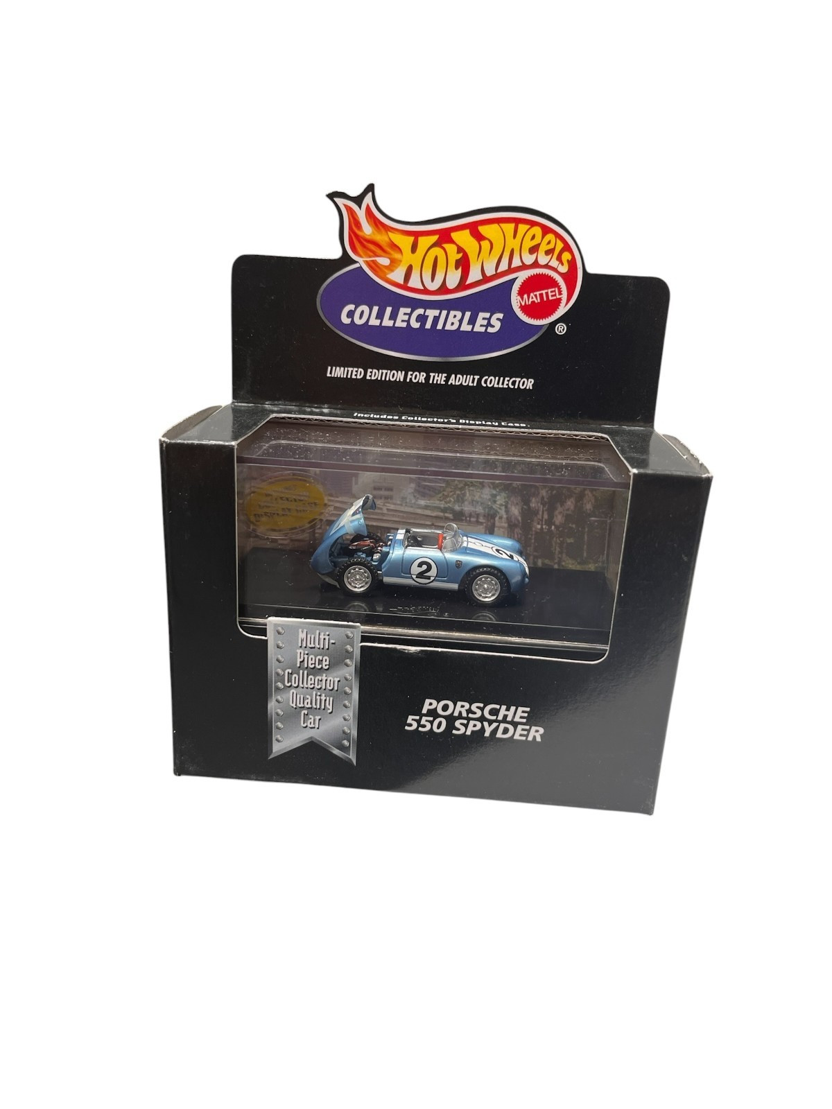 New Factory Fresh From 1998- Hot Wheels PORSCHE 550 SPYDER Blue Collectibles