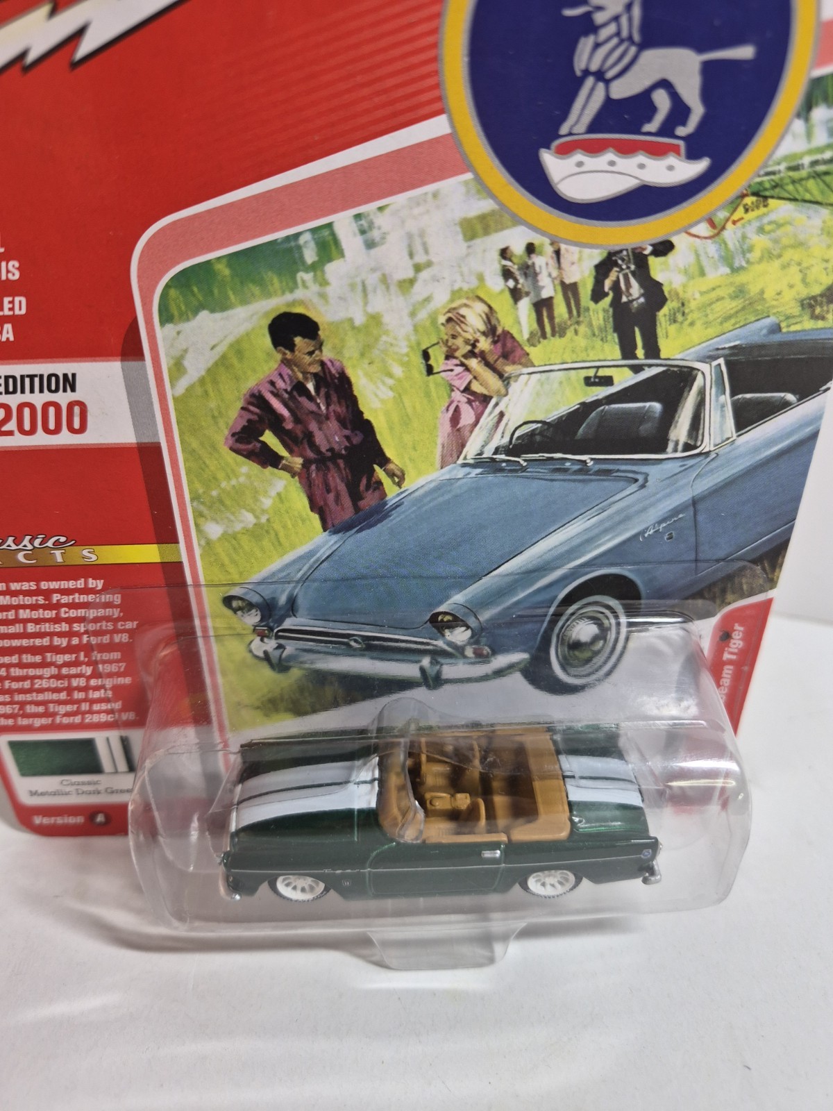 2020 Johnny Lightning * 1965 Sunbeam Tiger Metallic Dark Green ** 1 of 2000 **