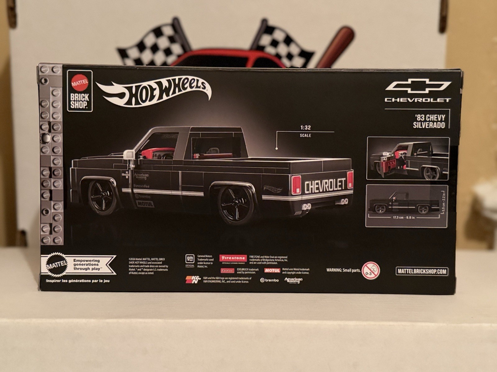 Mattel Brick Shop 83’ Chevy Silverado Set New In Box Factory Sealed