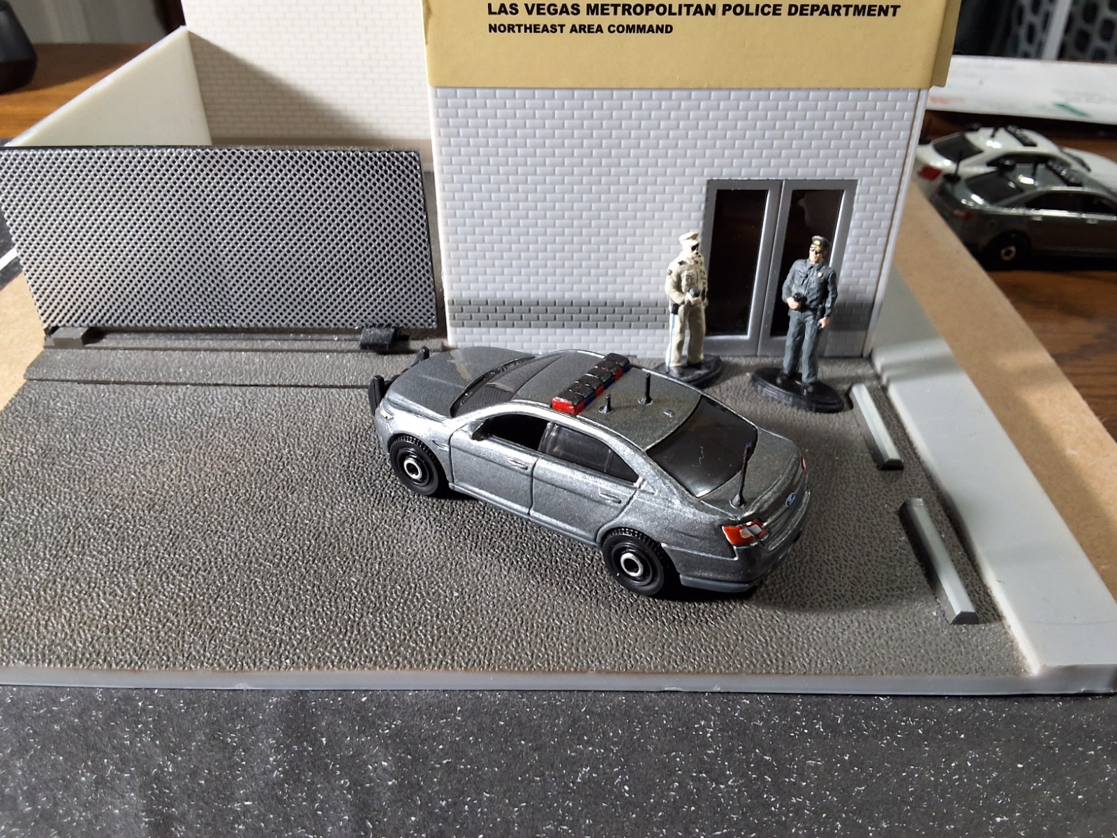 MATCHBOX POLICE FORD TAURUS INTERCEPTOR GRAY CUSTOM UNMARKED BLANK UNIT