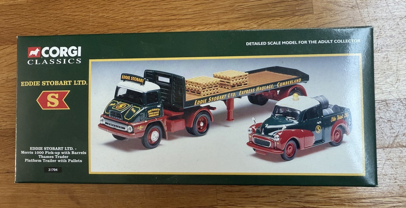 Corgi Classics Eddie Stobart Ltd Morris 1000 Thames Trader Platform Trailer New