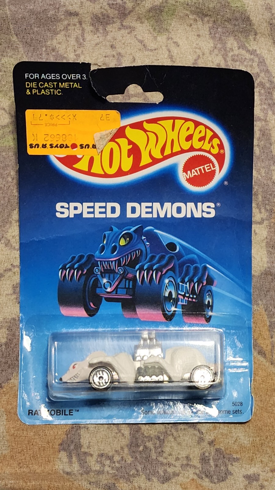 Vintage Hot Wheels #5028 Ratmobile (1988) Speed Demons Series – Unopened Package