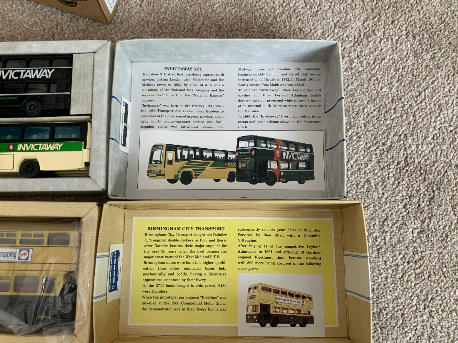 CORGI Classics Daimler Fleetline & Invictaway Set – New