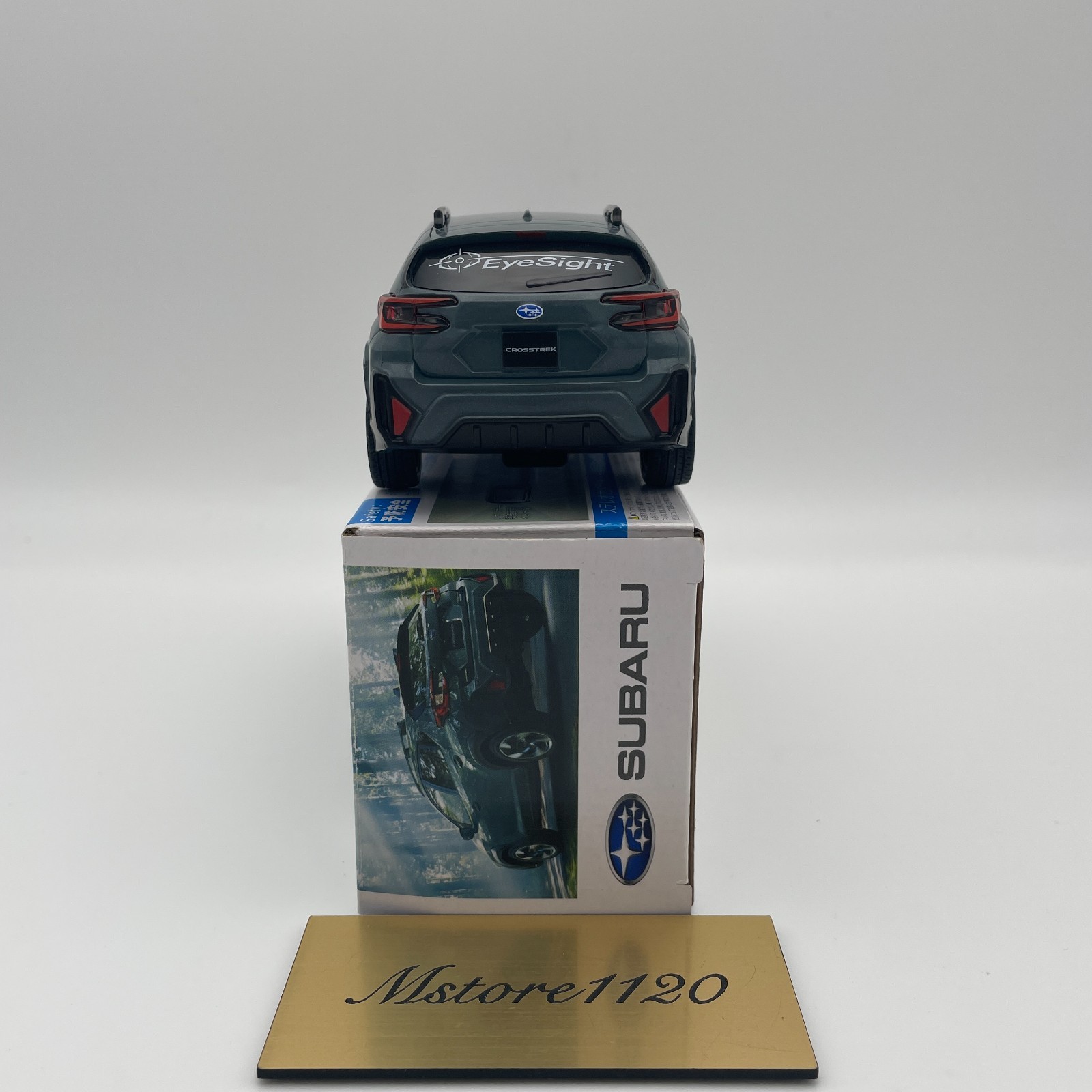 Subaru Minicar Crosstrek EyeSight Novelty Miniature Toy Hobby with Box Used
