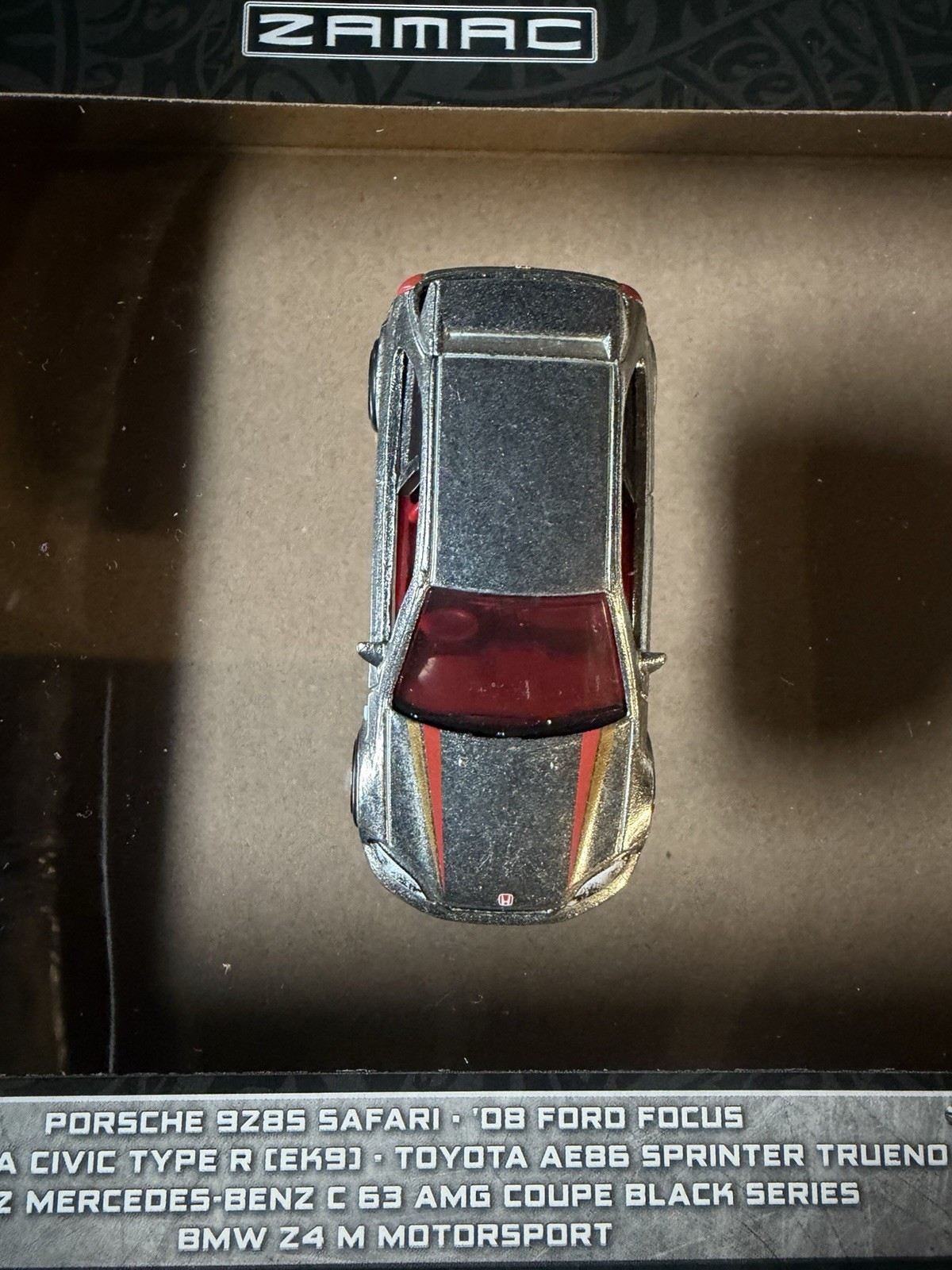 2025 Hot Wheels Silver Series Zamac ’99 Honda Civic Type R EK9 Loose