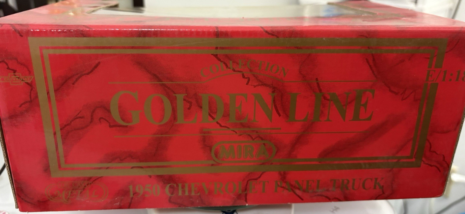 MIRA Golden Line 1/18 th 1950 RARE in dark green met. new in box