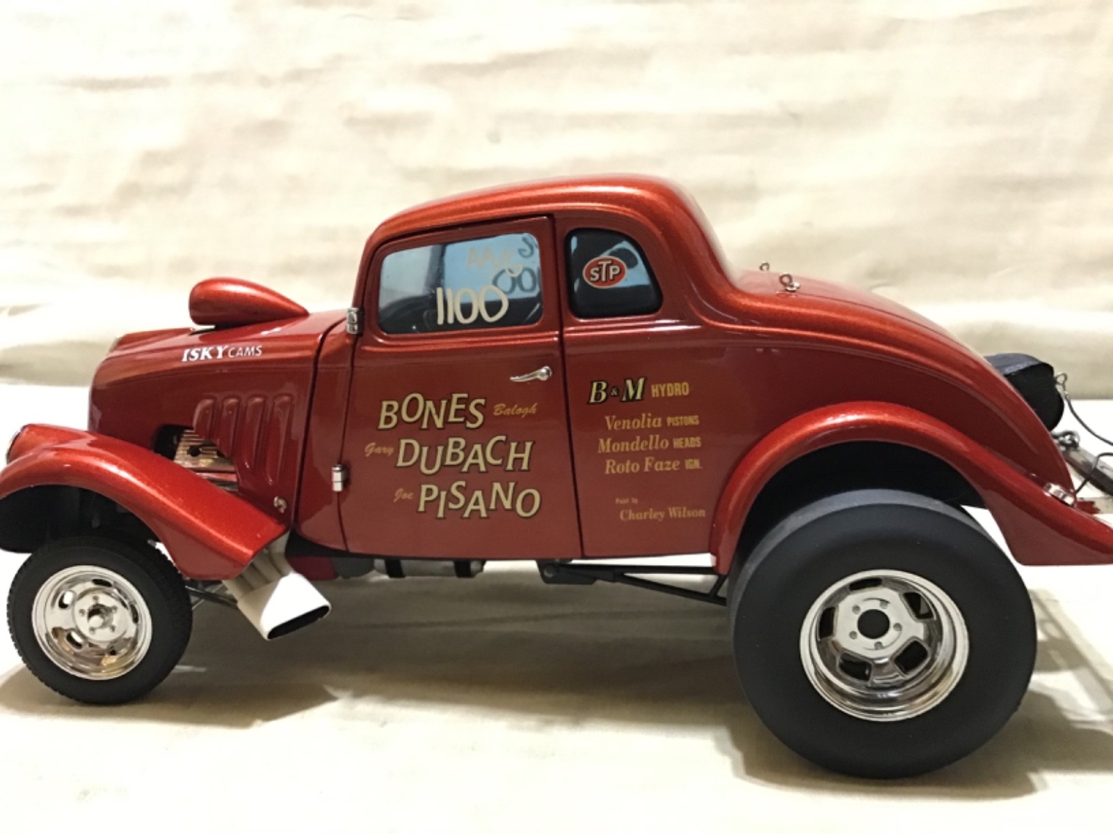 BONES DUBACH PISANO CAST 1933 WILLYS GASSER 1/18 PRECISION MINIATURES NHRA PRM07