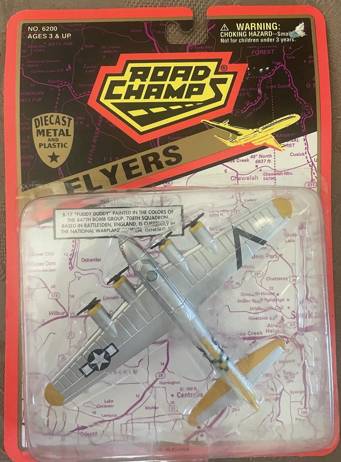 Road Champs Flyers Die-Cast Metal And Plastic Lot Of 4