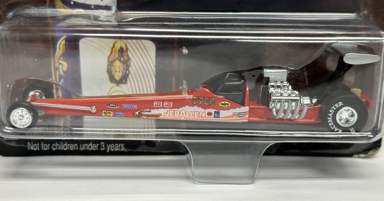 JOHNNY LIGHTNING NHRA LEGENDS ~JEB ALLEN PRAYING MANTIS 1974 TOP FUEL DRAGSTER~