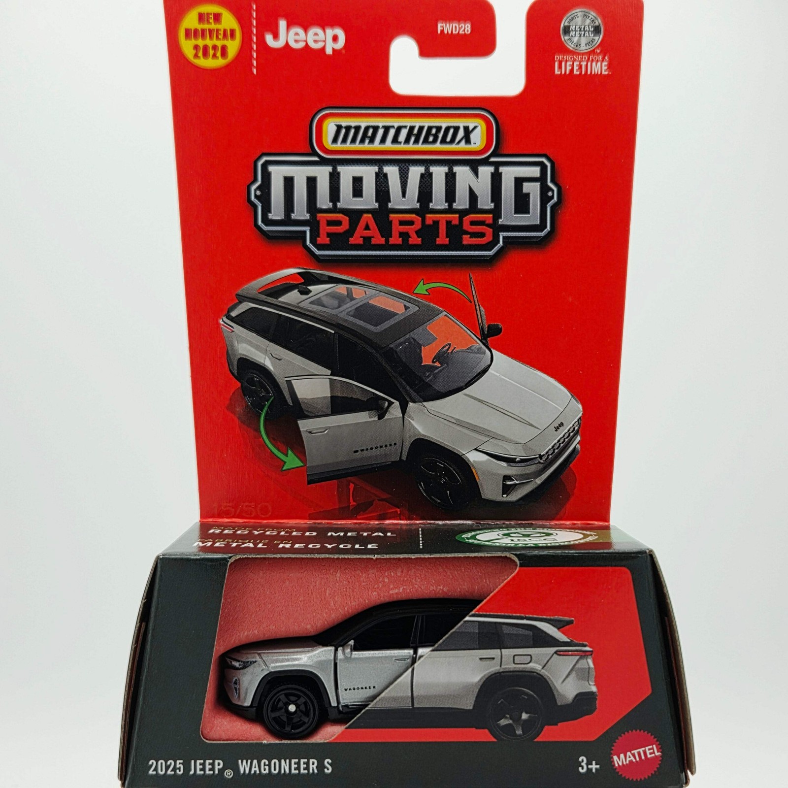 Matchbox – Factory Sealed Case – 2026 Moving Parts Case L Mix 3 (8 Vehicles)