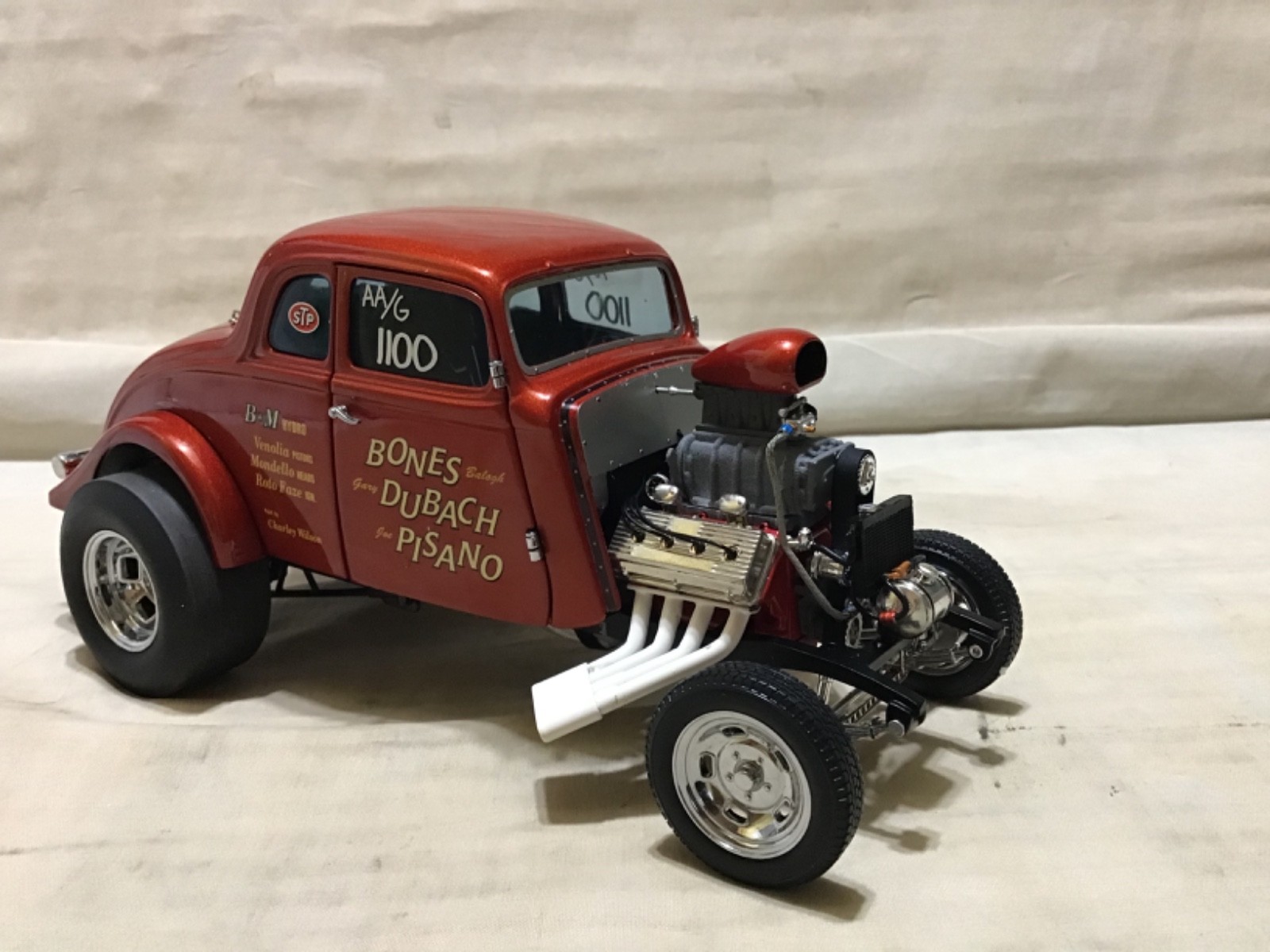 BONES DUBACH PISANO CAST 1933 WILLYS GASSER 1/18 PRECISION MINIATURES NHRA PRM07
