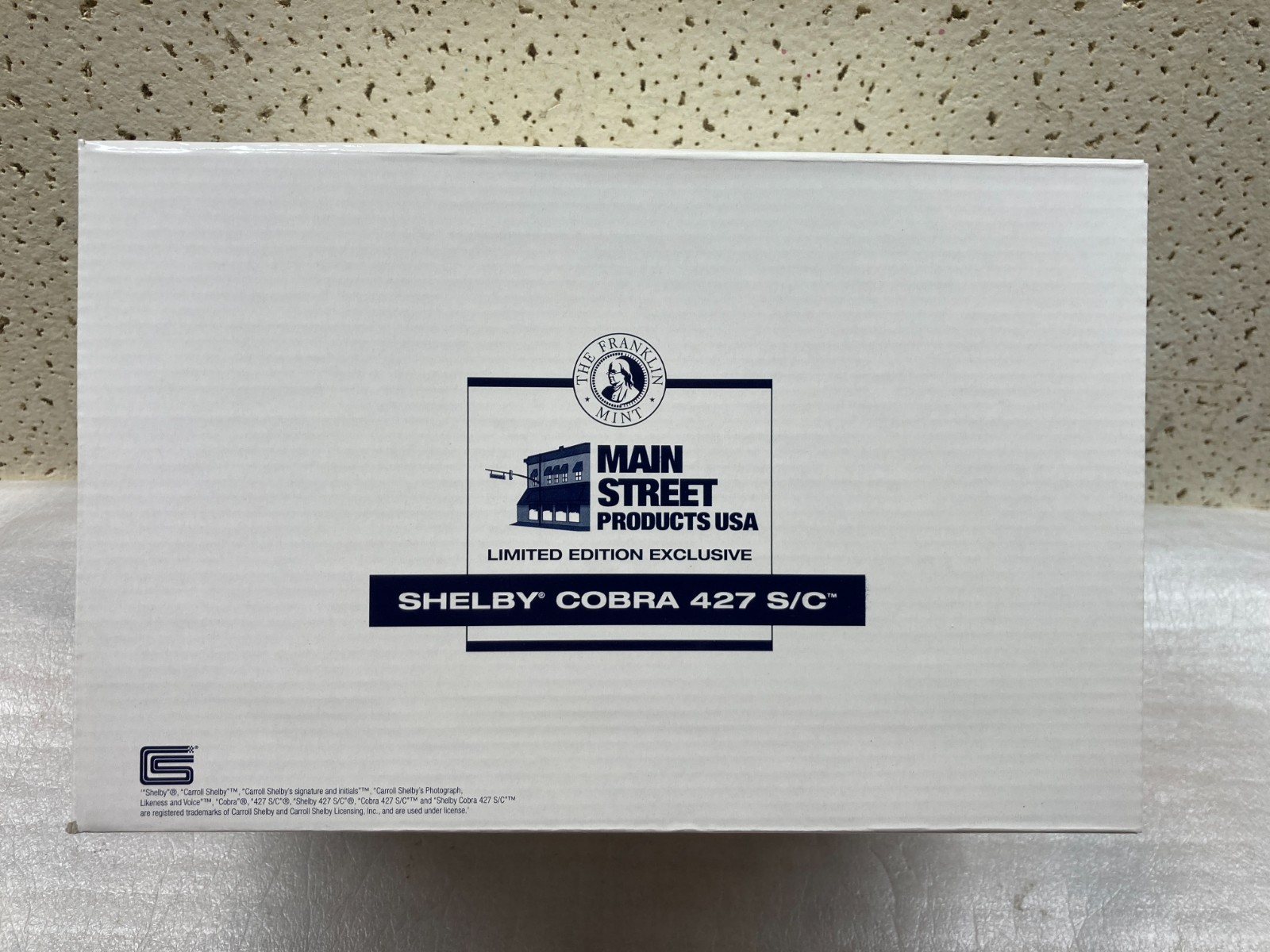 Franklin Mint 1966 Shelby Cobra 427 S/C “Main Street Productions” LE of 427 RARE