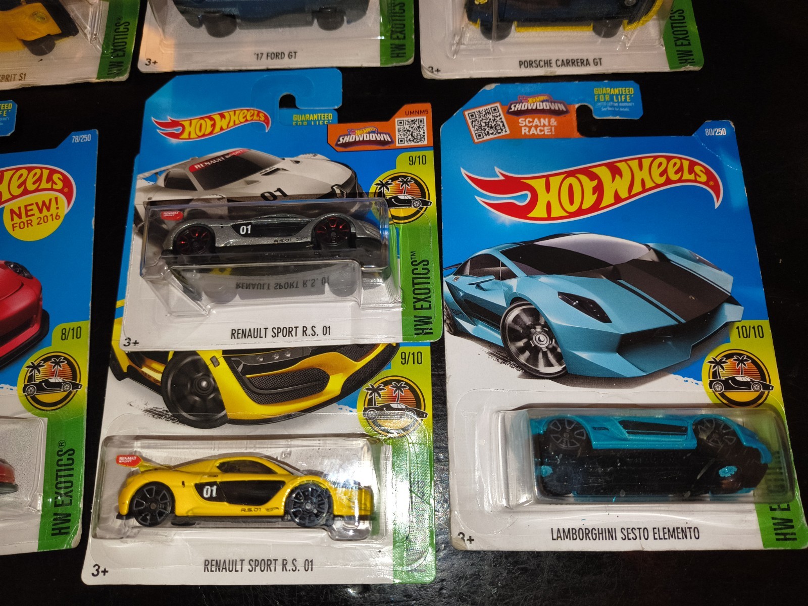 Hot Wheels Exotics 2016 Lot