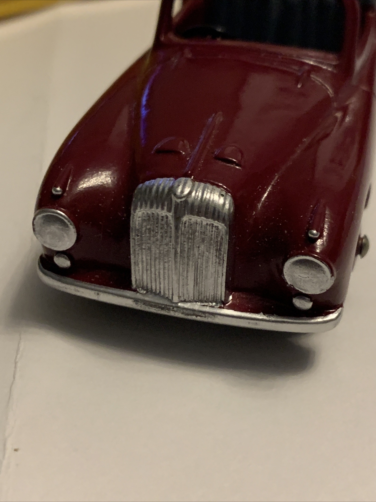 ODGI TOYS OF YESTERDAY 907 CAR MODEL: DAIMLER CONQUEST IN DARK RED/MAROON