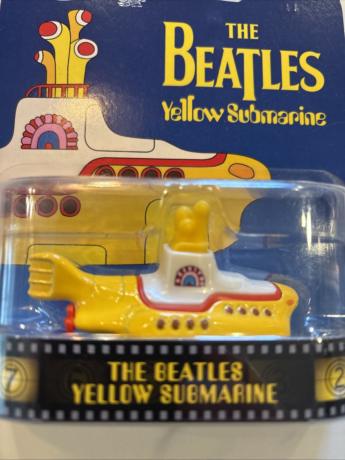 Hot Wheels 50th Anniversary Premium The Beatles Yellow Submarine 1/64 scale