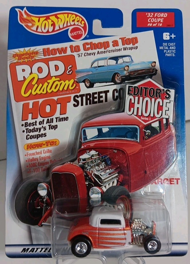 2000 Hot Wheels Rod and Custom ’32 Ford Coupe Editors Choice Target Exclusive