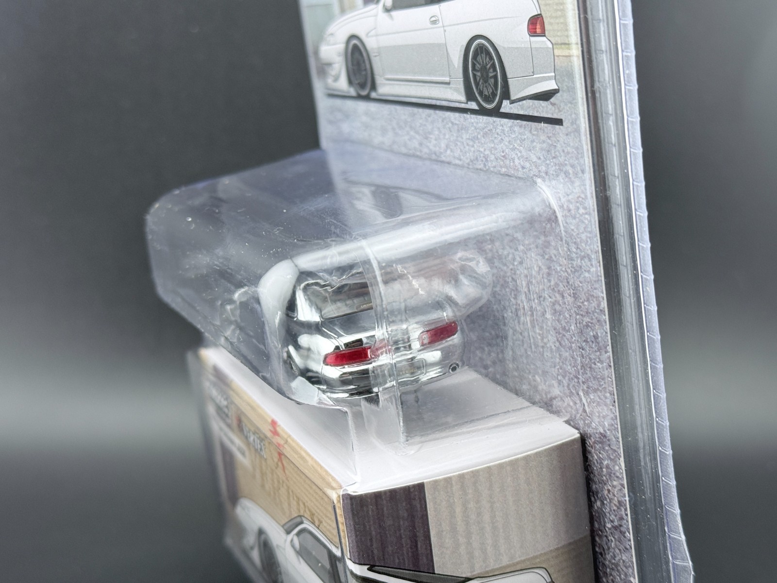 Tarmac Works VERTEX Toyota Soarer JZZ30 Global64 1/64 Chrome Silver CHASE