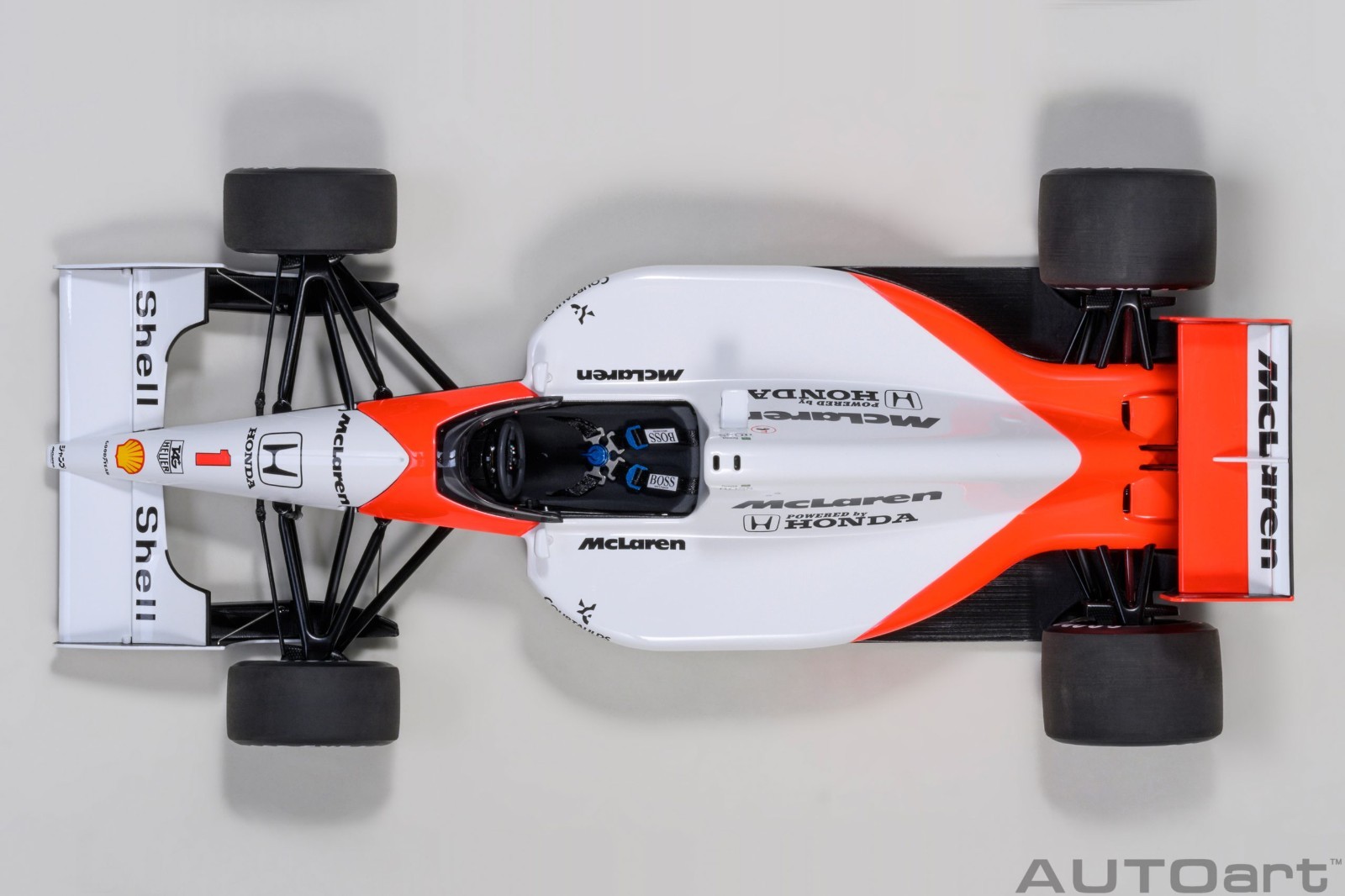 Autoart McLaren Honda MP4/6 1991 #1 (with McLaren logo) 1/18 Scale New Release!