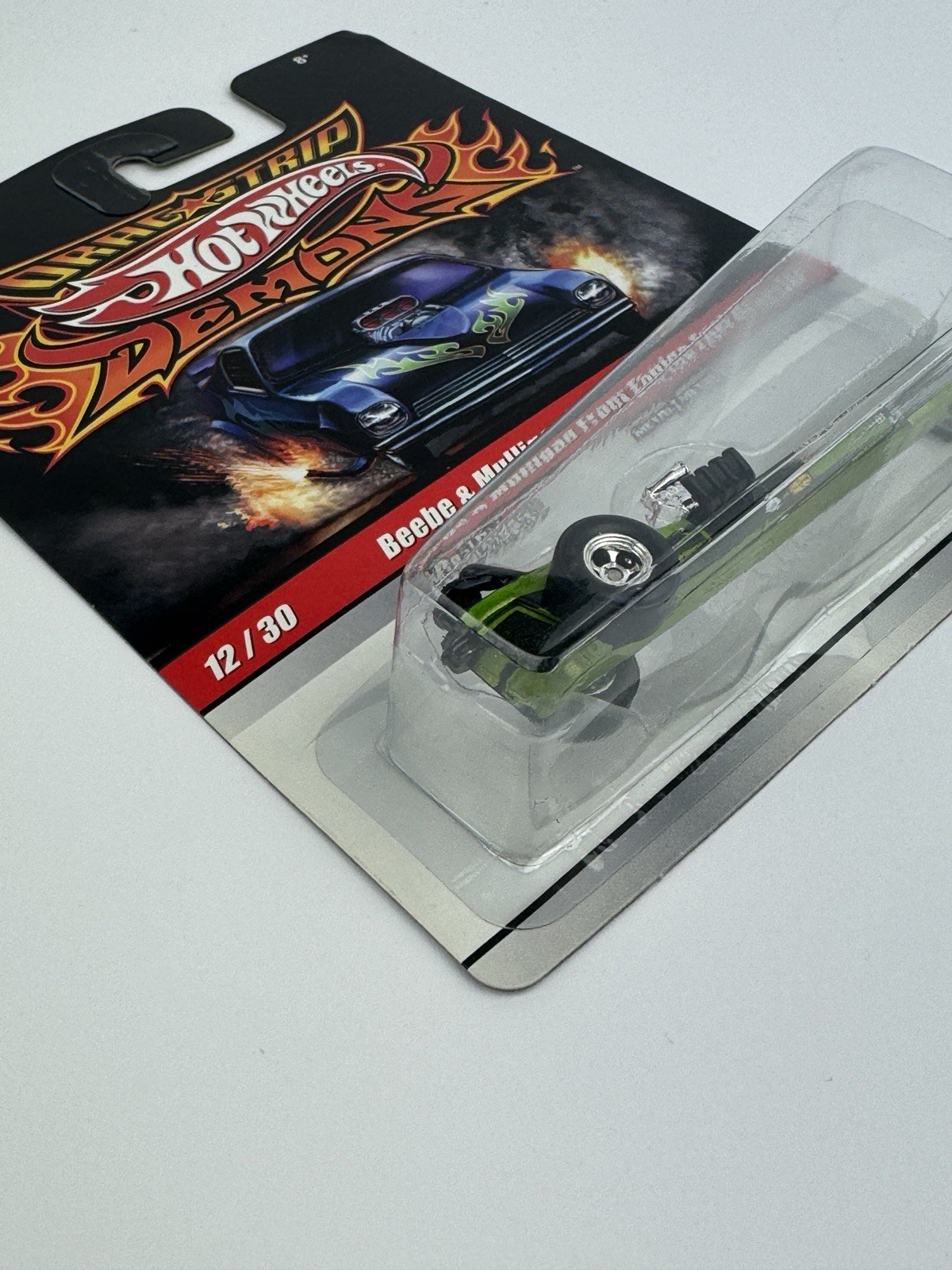 Hot Wheels Drag Strip Demons #12 Beebe & Mulligan Front Engine Fuel Dragster RR