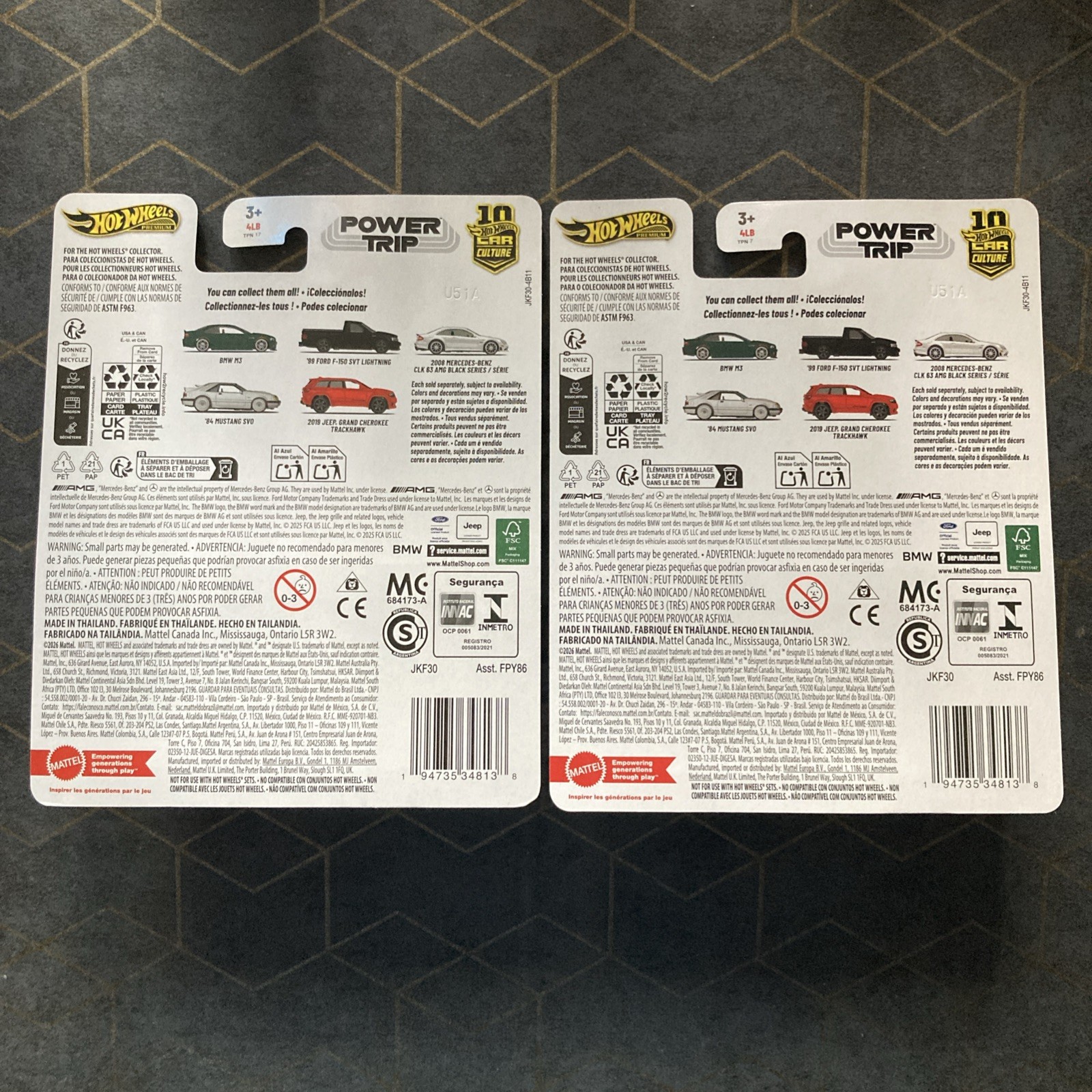2 Hot Wheels Premium Power Trip BMW M3 E46 Dark Green New! Lot of 2