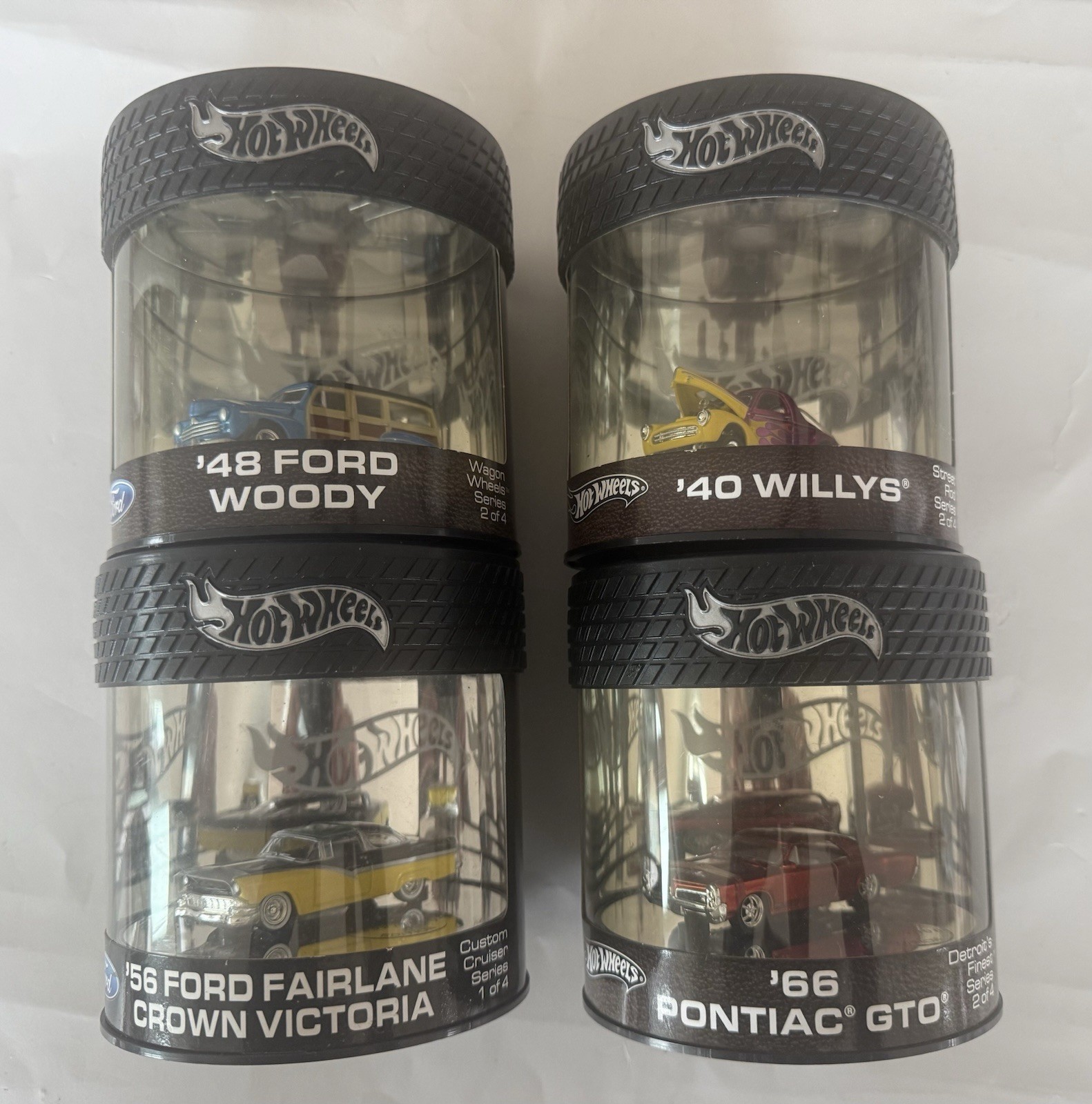 Hot Wheels Oil Can Lot Of 4 Cars /7000 New Sealed