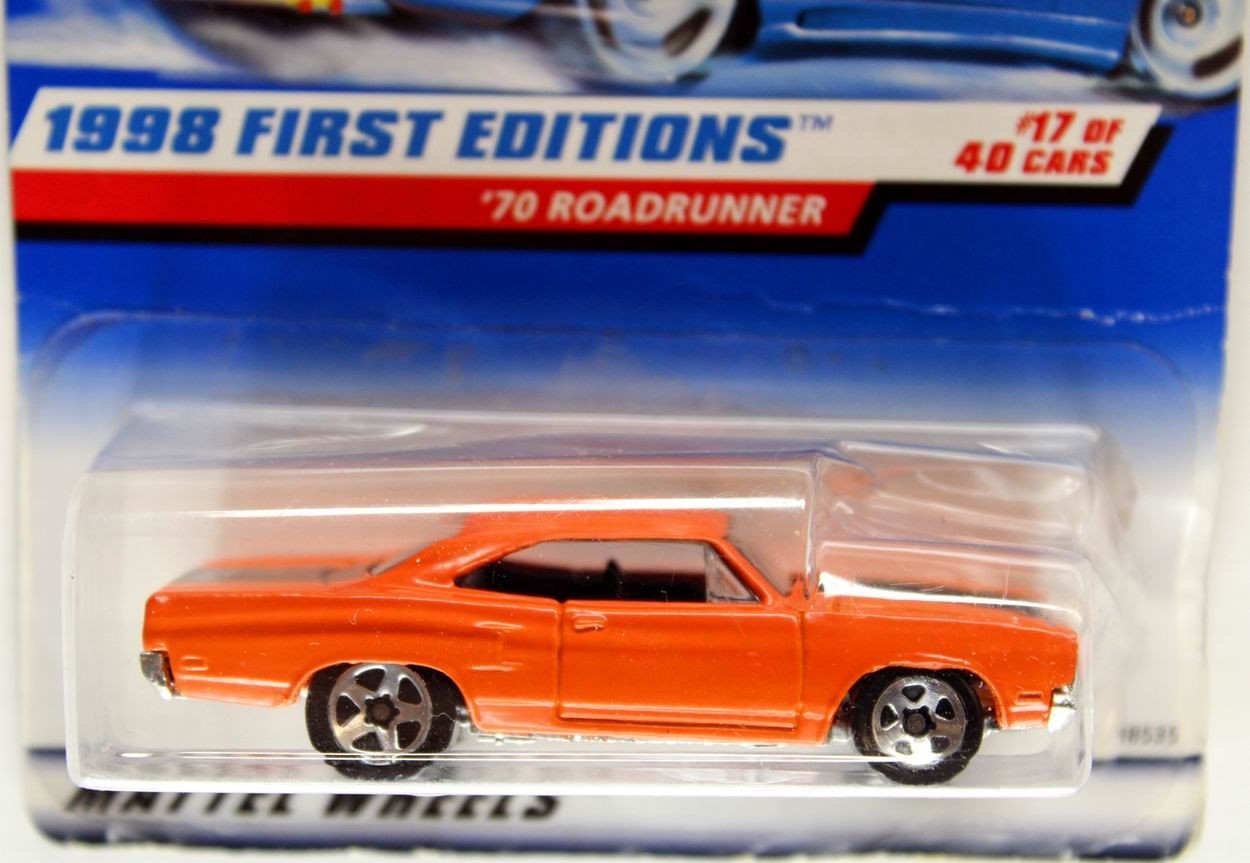 1998 Hot Wheels #661 First Editions ’70 Roadrunner orange