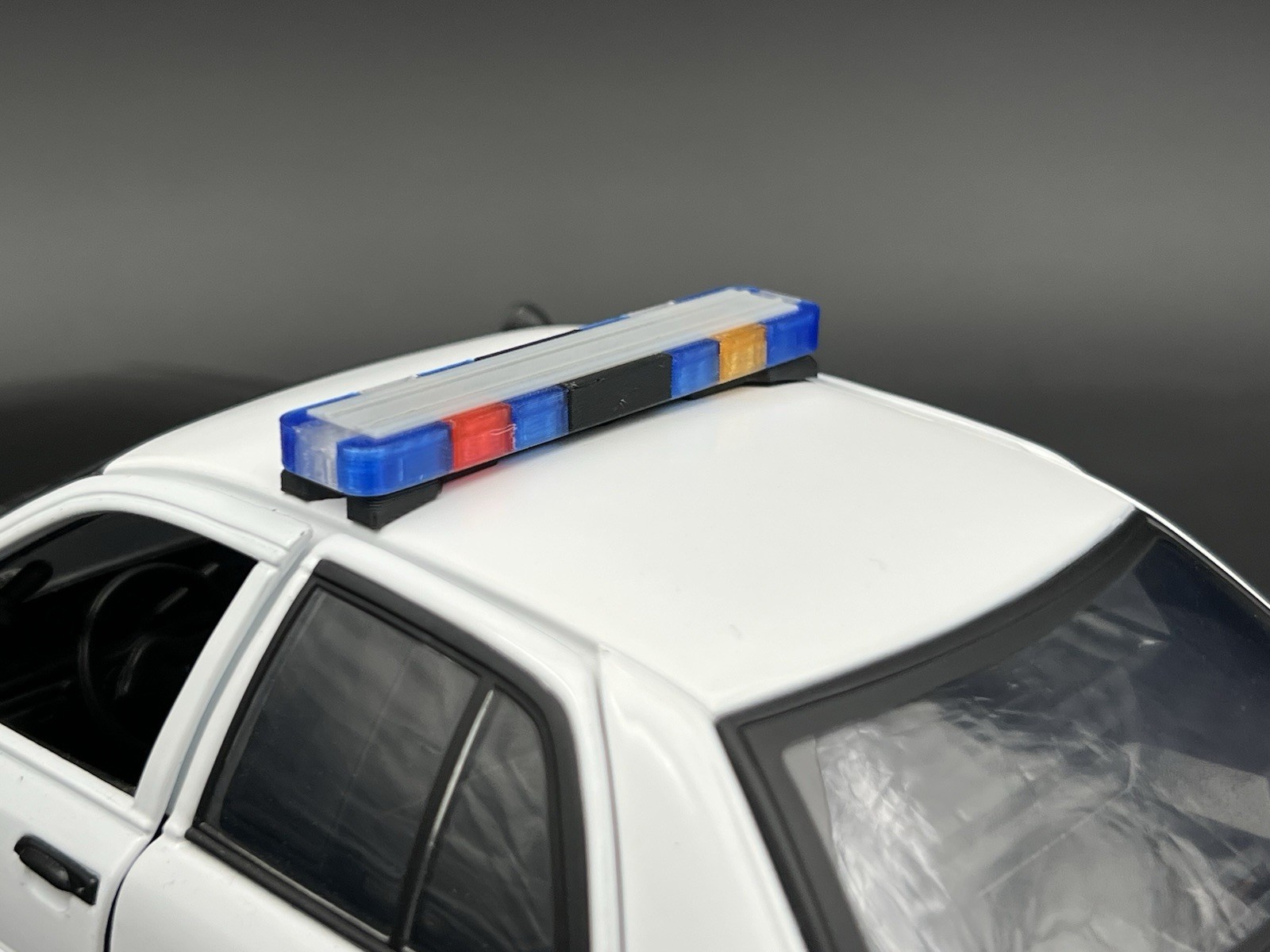 1/18 Scale LED Ready Whelen Edge United Kingdom Police Lightbar Blue Red 1812 UK