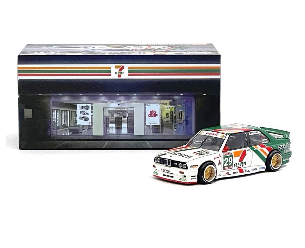 Kaido House x Mini GT 7-Eleven BMW M3 Kaido Works Larry Chen V1 #217 1/64